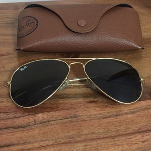 Rayban Sunglasses RB3025 Aviator Large Metal